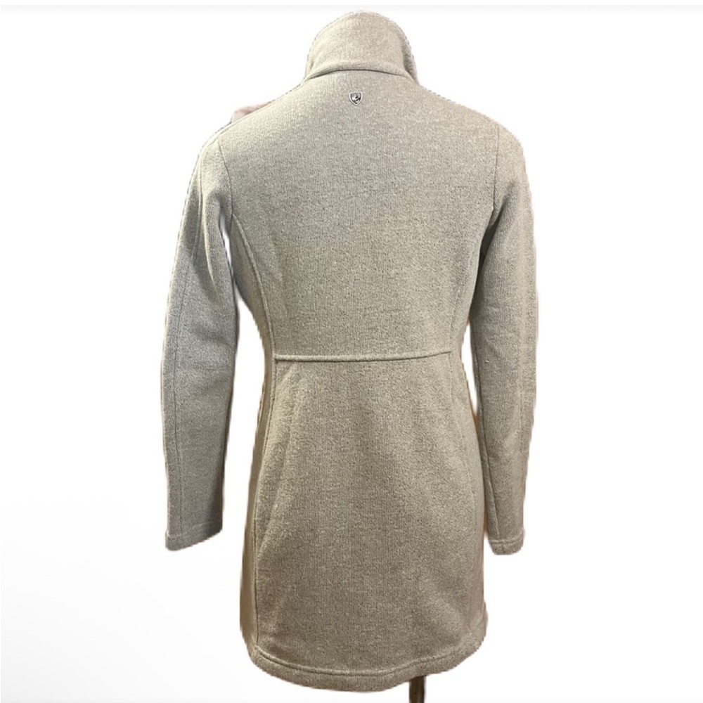 KUHL sweater cream color hint of gray size M Y2K - Picture 2 of 8